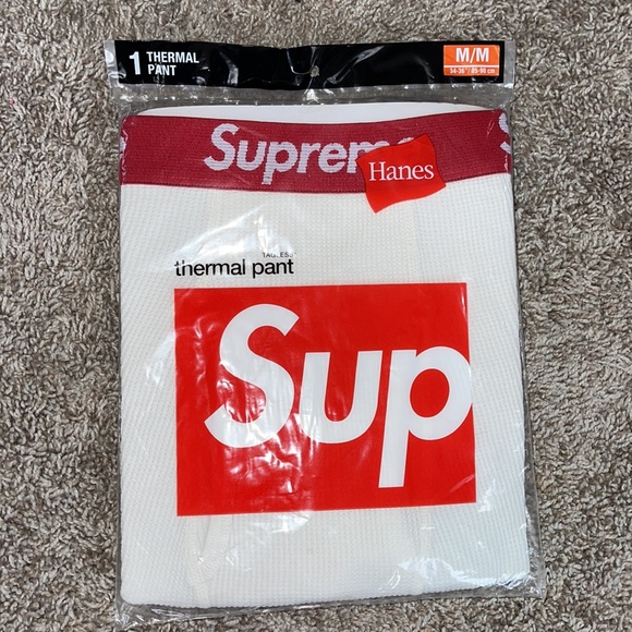 Supreme | Hanes Thermal Pant - Picture 4 of 9